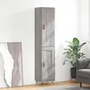 Image de Buffet haut Sonoma gris 34,5x34x180 cm Bois d ingénierie