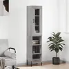 Image de Buffet haut Sonoma gris 34,5x34x180 cm Bois d ingénierie