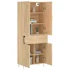 Image de Buffet haut Chêne sonoma 69,5x34x180 cm Bois d'ingénierie