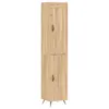 Image de Buffet haut Chêne sonoma 34,5x34x180 cm Bois d'ingénierie
