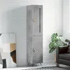 Image de vidaXL Buffet Haut, Armoire de Rangement avec Pieds, Meuble de Rangement, Organisateur Salon Salle de Séjour, Moderne, Gris Béton Bois d'Ingénierie