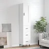 Image de vidaXL Hoge kast 34,5x34x180 cm bewerkt hout wit3200209