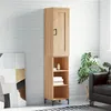 Image de vidaXL Hoge kast 34,5x34x180 cm bewerkt hout sonoma eikenkleurig3200324