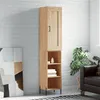 Image de vidaXL Buffet haut Chêne sonoma 34,5x34x180 cm Bois d'ingénierie