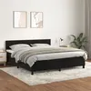 Image de vidaXL Boxspring met matras fluweel zwart 180x200 cm3141439