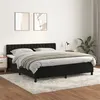 Image de vidaXL Boxspring met matras fluweel zwart 180x200 cm3141499