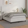 Image de vidaXL Boxspring met matras kunstleer wit 140x200 cm3142726