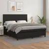Image de vidaXL Boxspring met matras kunstleer zwart 180x200 cm3142737