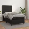 Image de vidaXL Boxspring met matras kunstleer zwart 100x200 cm3142767