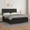 Image de vidaXL Boxspring met matras kunstleer zwart 180x200 cm3142797