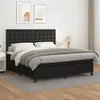 Image de vidaXL Boxspring met matras kunstleer zwart 160x200 cm3142851