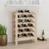 Image de Casier à vin 61,5x30x82 cm Bois de pin massif