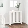 Image de 822567 vidaXL Cache-radiateur Blanc 79,5x19x84 cm Bois massif de pin