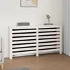 Image de 822602 vidaXL Cache-radiateur Blanc 153x19x84 cm Bois massif de pin