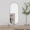 Image de vidaXL Miroir mural 20x50 cm Verre Ovale 350453