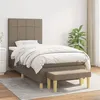 Image de vidaXL Boxspring met matras stof taupe 100x200 cm3137137