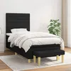 Image de vidaXL Boxspring met matras stof zwart 80x200 cm3137191