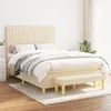 Image de vidaXL Boxspring met matras stof cràmekleurig 140x200 cm3137322