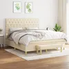 Image de vidaXL Boxspring met matras stof cràmekleurig 160x200 cm3137410