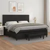 Image de vidaXL Boxspring met matras kunstleer zwart 200x200 cm3137563