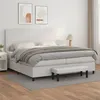 Image de vidaXL Boxspring met matras kunstleer wit 200x200 cm3137564
