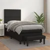 Image de vidaXL Boxspring met matras kunstleer zwart 100x200 cm3137587