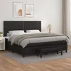 Image de vidaXL Boxspring met matras kunstleer zwart 200x200 cm3137623