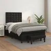 Image de vidaXL Boxspring met matras kunstleer zwart 120x200 cm3137653