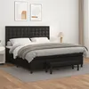 Image de vidaXL Boxspring met matras kunstleer zwart 180x200 cm3137677