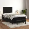 Image de vidaXL Boxspring met matras fluweel zwart 120x200 cm3137715