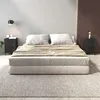 Image de vidaXL Tables de Chevet 2 pcs, Armoires de Nuit avec 3 Tiroirs, Armoires de Lit, Meubles de Rangement Chambre à Coucher, Blanc Bois d’Ingénierie 3120341