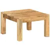 Image de vidaXL Table Basse Table d'Appoint Bout de Canapé Meuble de Salle de Séjour Table de Salon Intérieur 55x55x35 cm Bois de Manguier Massif