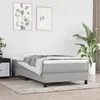 Image de vidaXL Boxspring met matras stof lichtgrijs 90x190 cm3144037