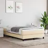 Image de vidaXL Boxspring met matras stof cràmekleurig 120x200 cm3144066