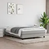 Image de vidaXL Boxspring met matras stof lichtgrijs 140x190 cm3144069