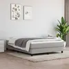 Image de vidaXL Boxspring met matras stof lichtgrijs 140x200 cm3144077