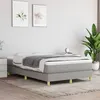 Image de vidaXL Boxspring met matras stof lichtgrijs 120x200 cm3144159