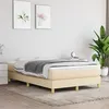 Image de vidaXL Boxspring met matras stof cràmekleurig 120x200 cm3144164