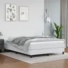 Image de vidaXL Boxspring met matras kunstleer wit 140x200 cm3144262