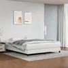 Image de vidaXL Boxspring met matras kunstleer wit 180x200 cm3144274
