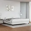Image de vidaXL Boxspring met matras kunstleer wit 200x200 cm3144280