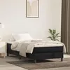 Image de vidaXL Boxspring met matras fluweel zwart 90x190 cm3144305