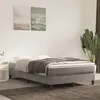 Image de vidaXL Boxspring met matras fluweel lichtgrijs 120x200 cm3144321