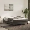 Image de vidaXL Boxspring met matras fluweel donkergrijs 140x190 cm3144328