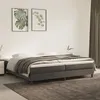 Image de vidaXL Boxspring met matras fluweel donkergrijs 200x200 cm3144352