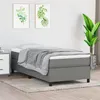 Image de vidaXL Boxspring met matras stof donkergrijs 90x190 cm3144384