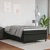 Image de vidaXL Boxspring met matras kunstleer zwart 120x200 cm3144596