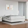 Image de vidaXL Boxspring met matras kunstleer wit 160x200 cm3144615