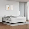 Image de vidaXL Boxspring met matras kunstleer wit 180x200 cm3144621