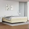 Image de vidaXL Boxspring met matras kunstleer cràmekleurig 200x200 cm3144628
